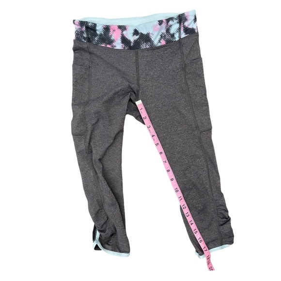 Ivivva Gray Cropped Leggings Size 12 - Picture 8 of 9